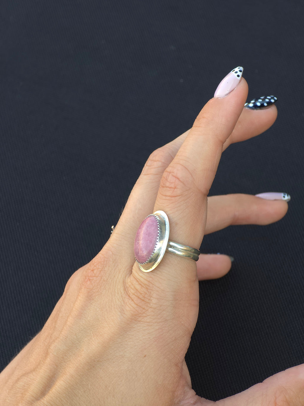 Rhodonite Ring