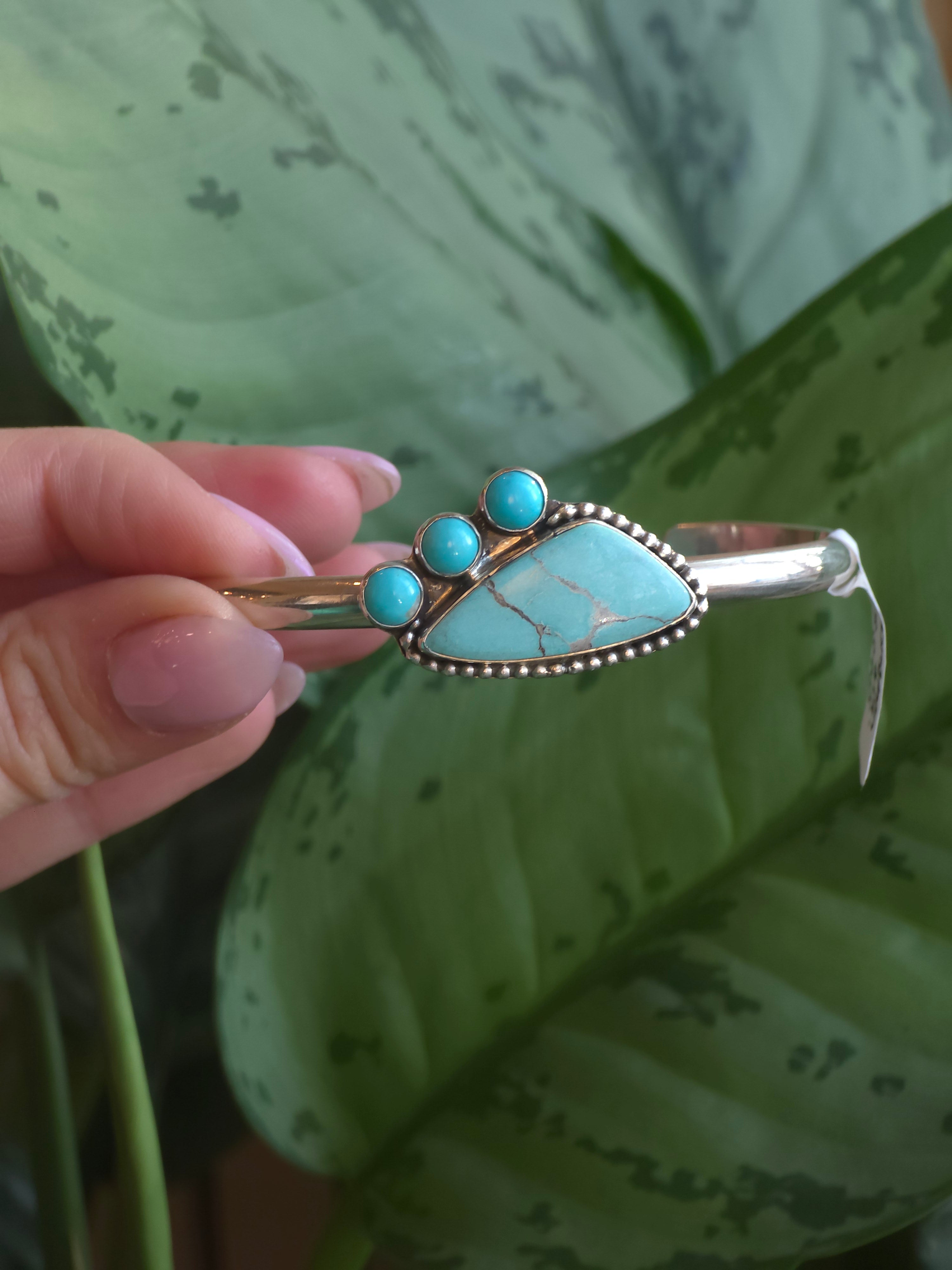 Kingman & Hubei Turquoise Cuff