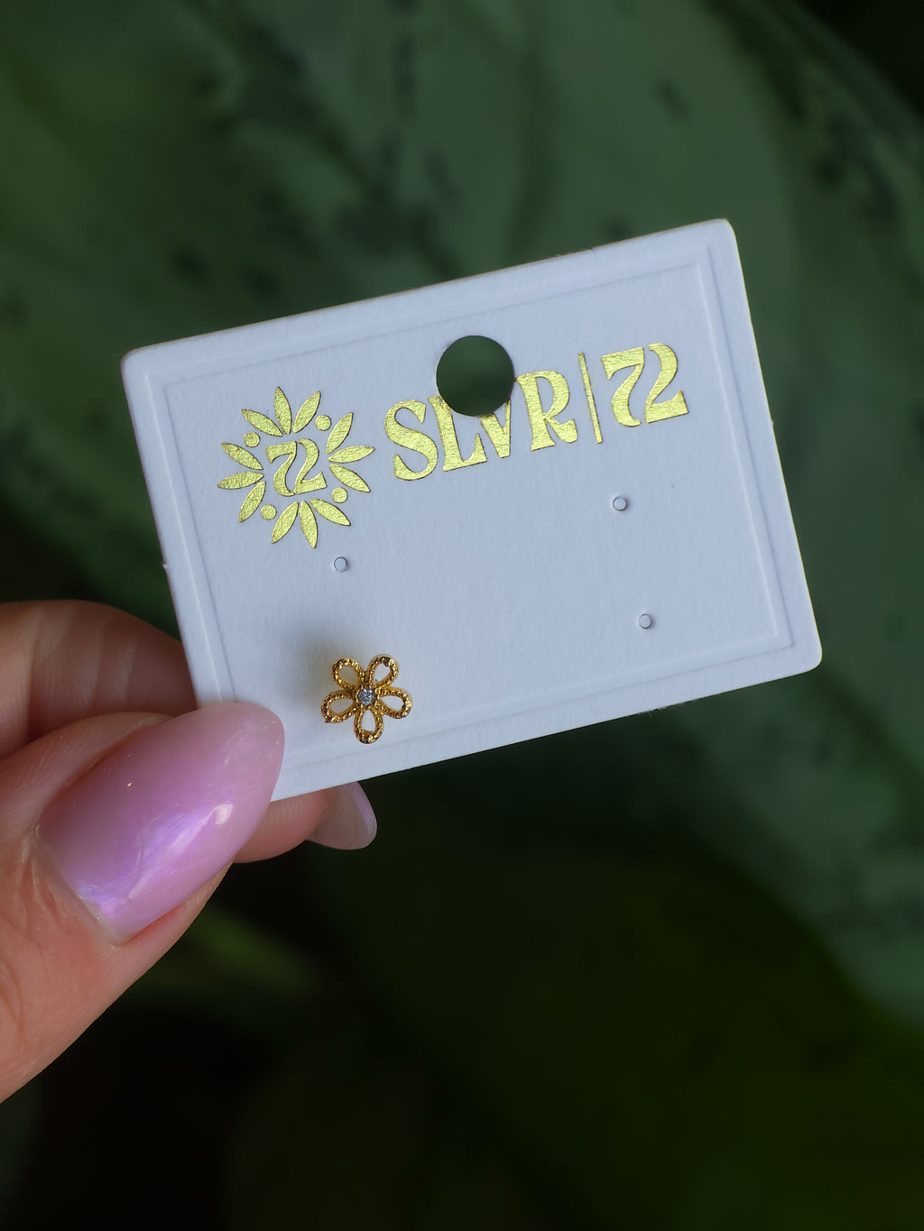 Flower Flatback Earring