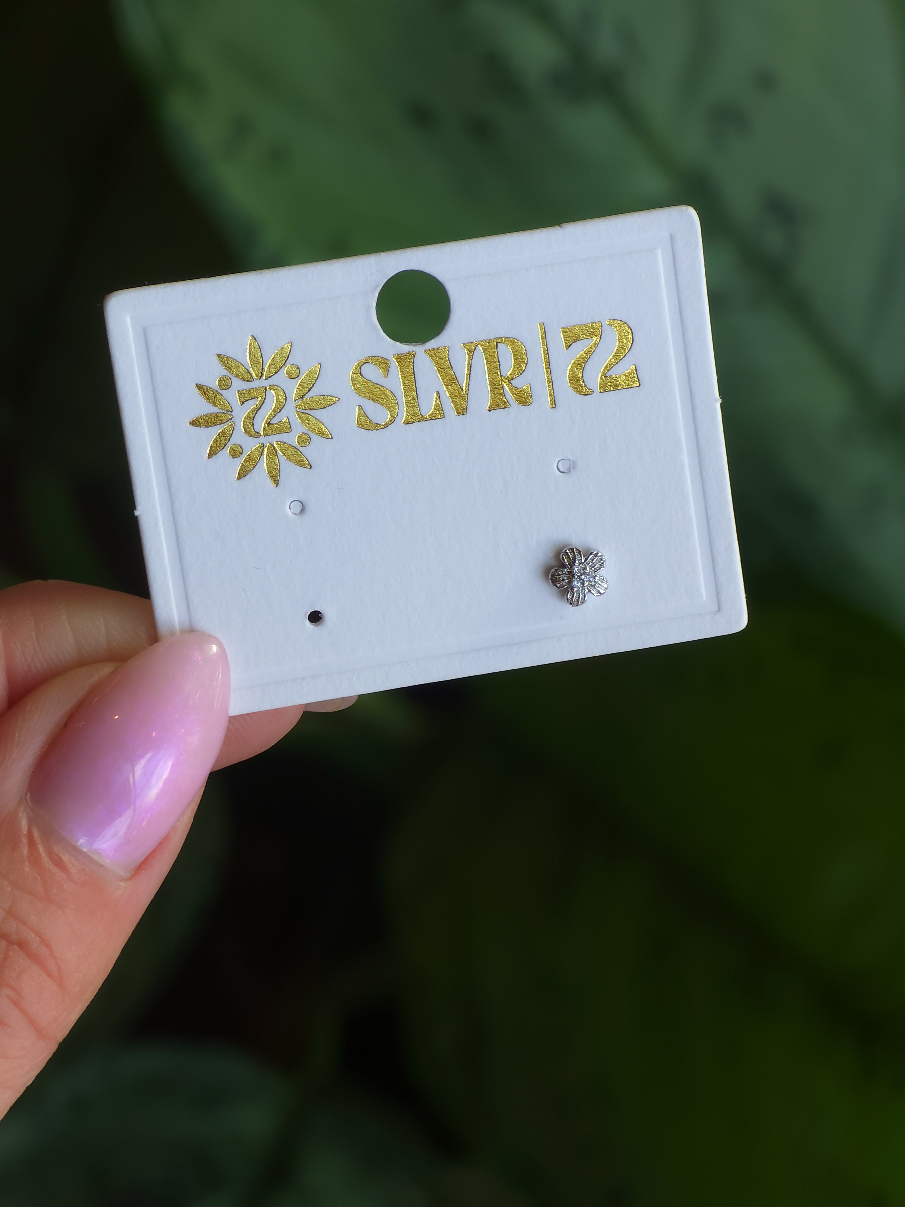 Plumeria Flatback Earring