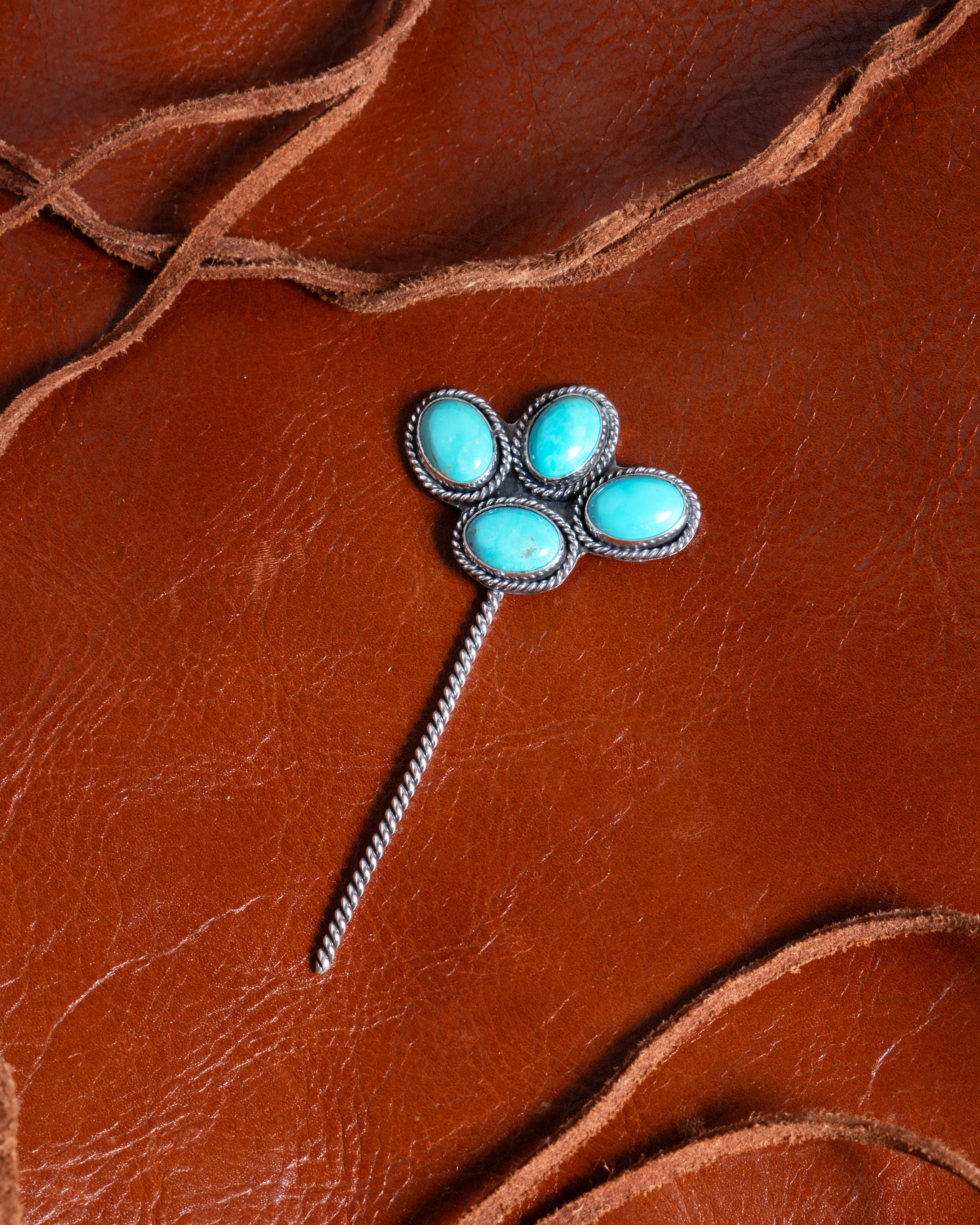Kingman Turquoise Hat Pin