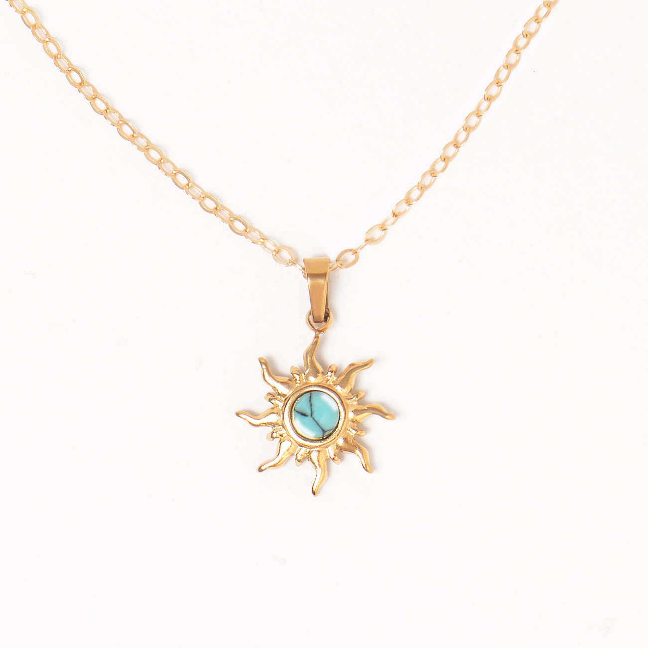 Turquoise Sun Necklace