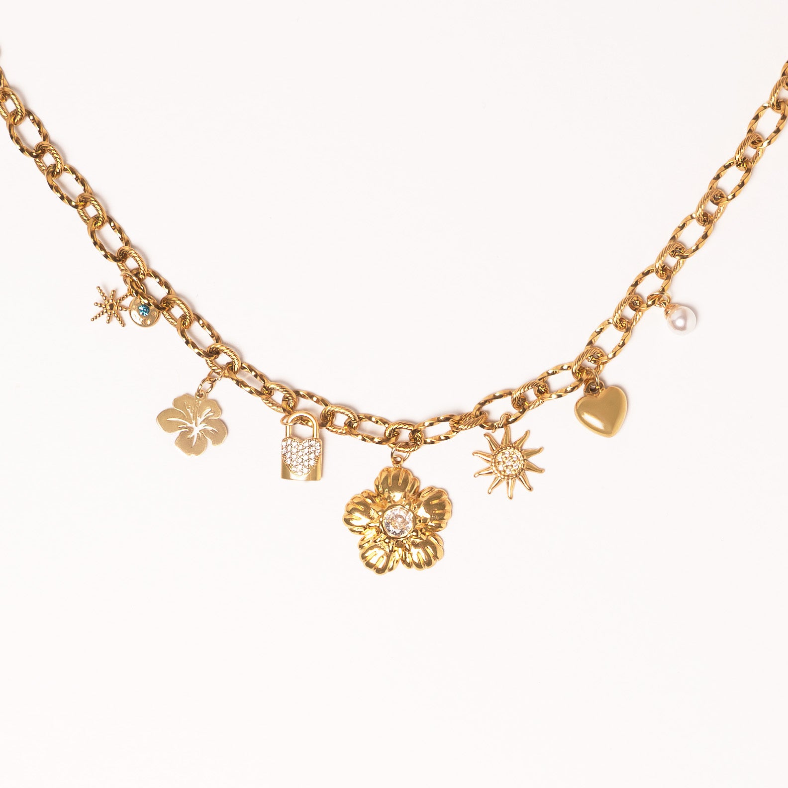 The Golden Hour Charm Necklace