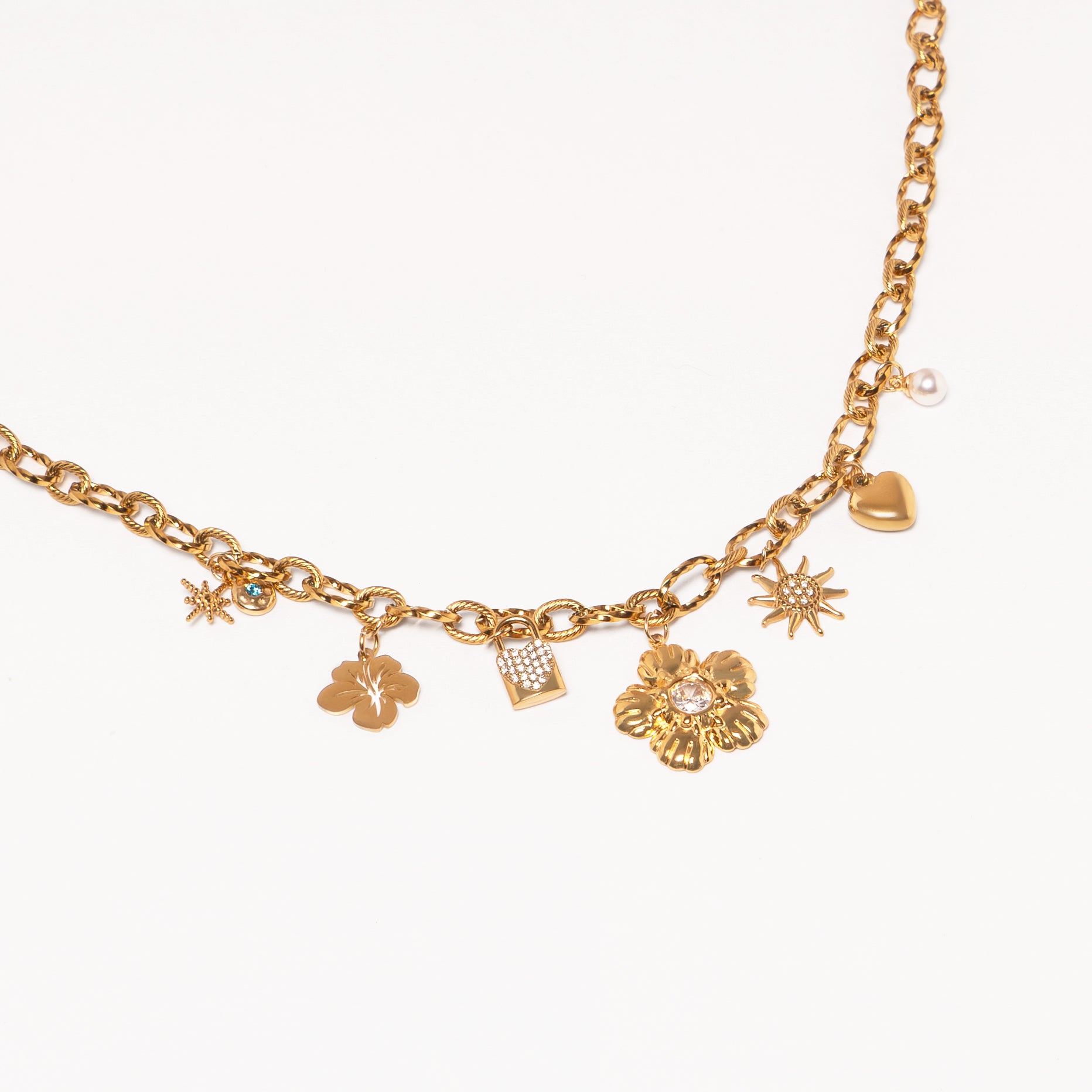 The Golden Hour Charm Necklace