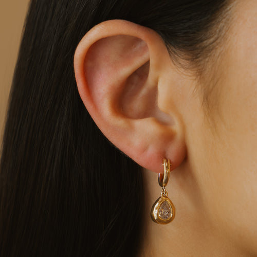 Athena Huggie Earrings