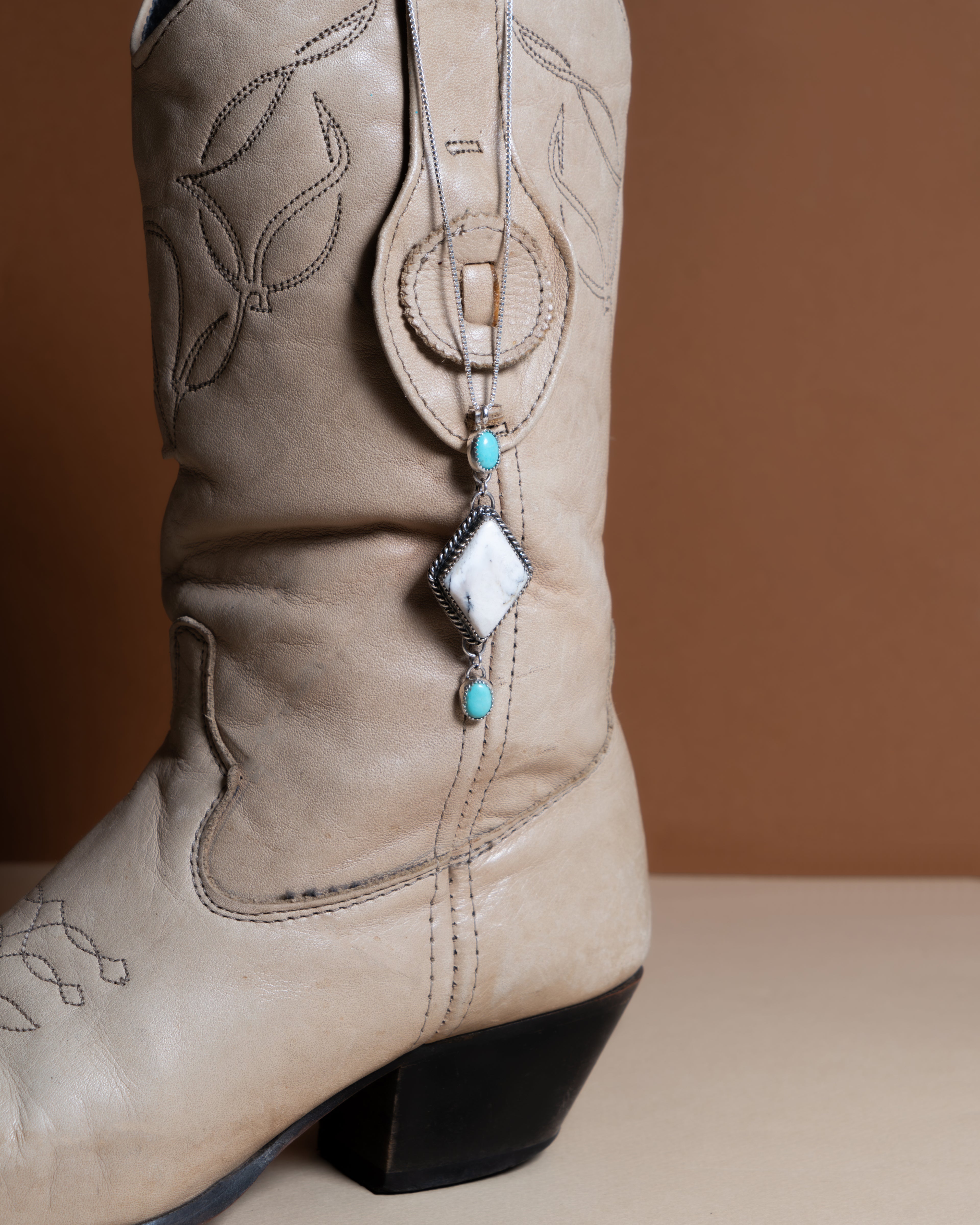 Kingman White Buffalo Necklace