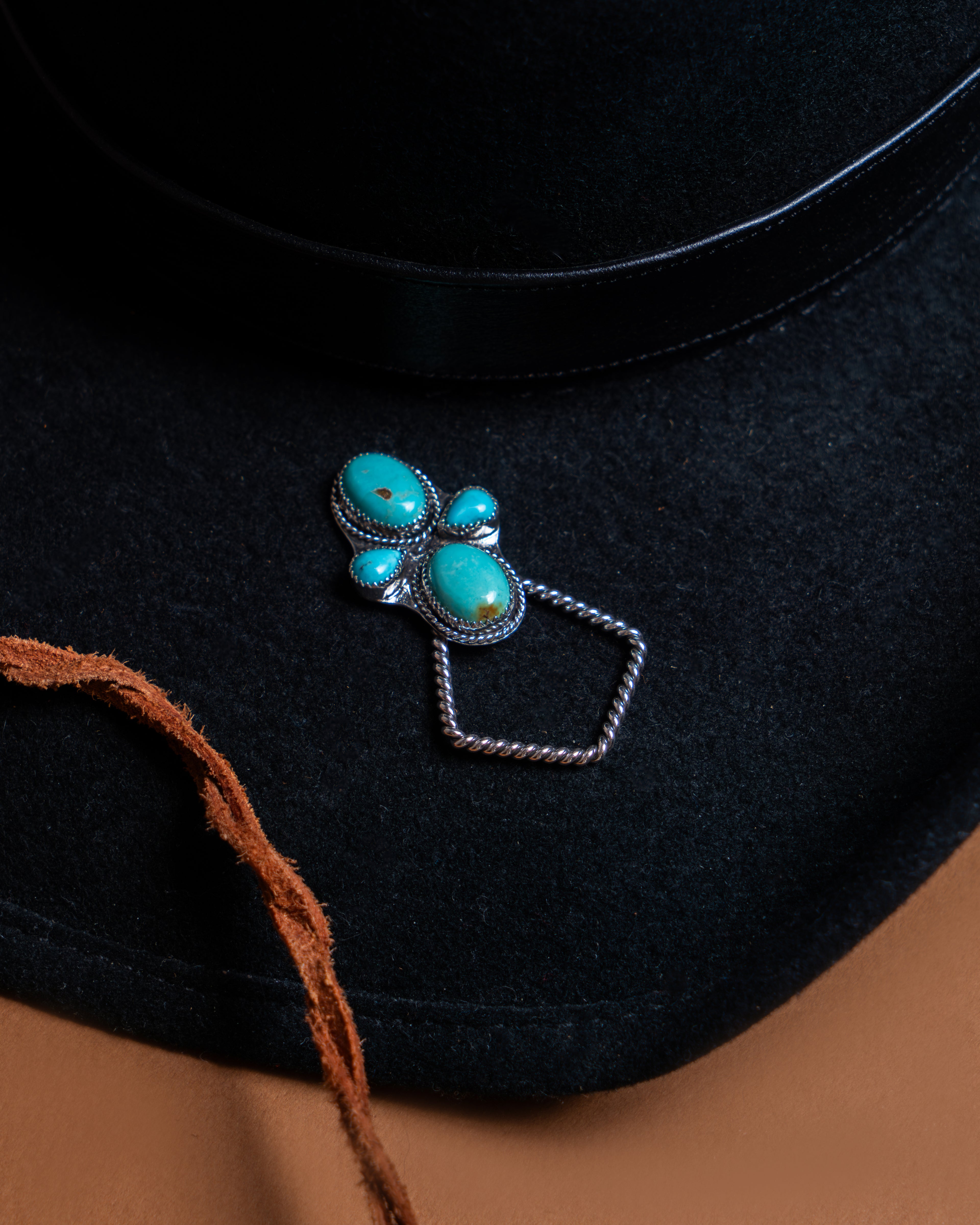 Kingman Turquoise Keychain