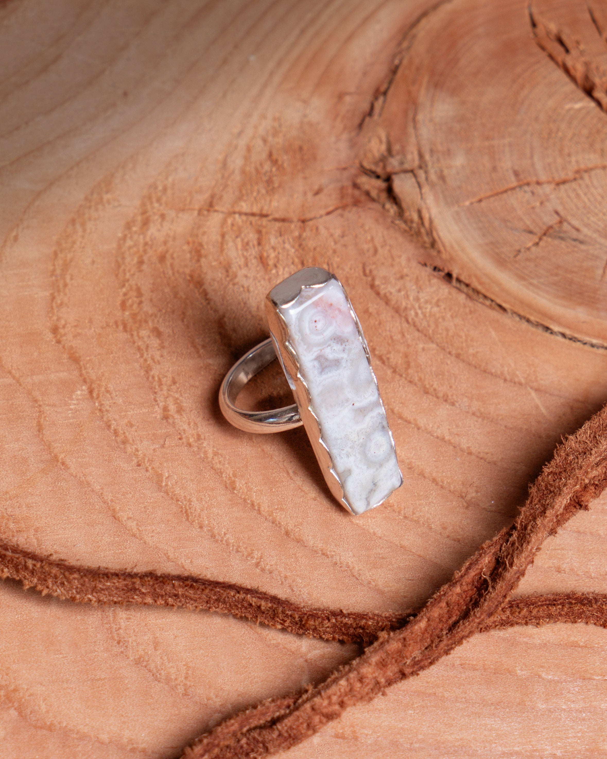 Ocean Jasper Pinky Ring